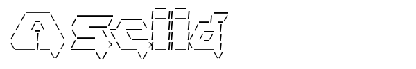 Asciid font preview
